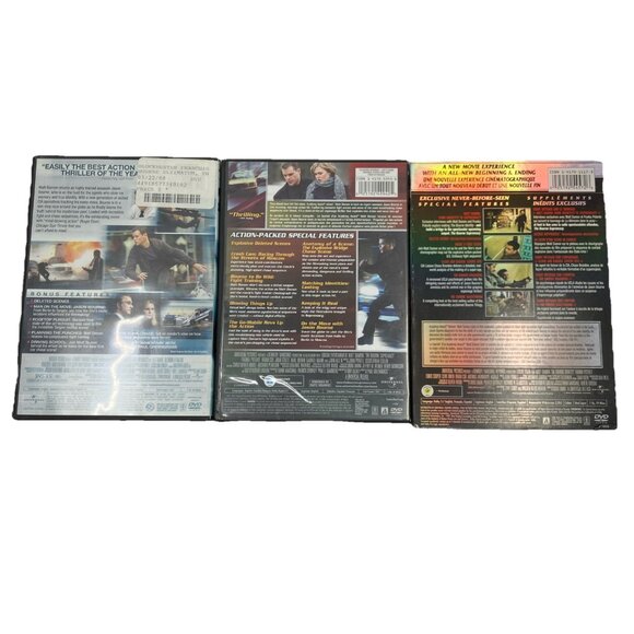 The Bourne Trilogy 3 DVD Lot Bourne Identity Supremacy Ultimatum Matt Damon - Picture 3 of 7